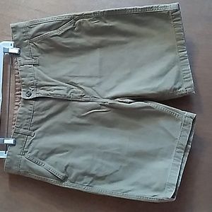 Faded Glory Tan Khaki Shorts Waist 36